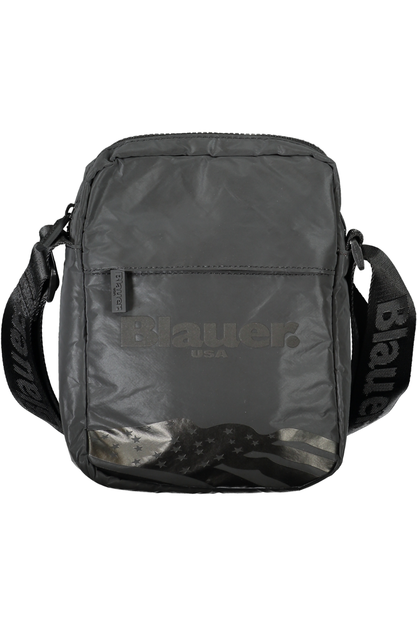BLAUER MEN'S BLACK SHOULDER BAG