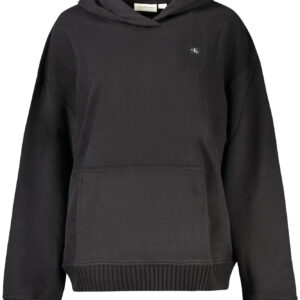 CALVIN KLEIN SWEATSHIRT WITHOUT ZIP WOMEN BLACK CALVIN KLEIN
