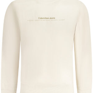 CALVIN KLEIN SWEATSHIRT WITHOUT ZIP MEN BEIGE CALVIN KLEIN