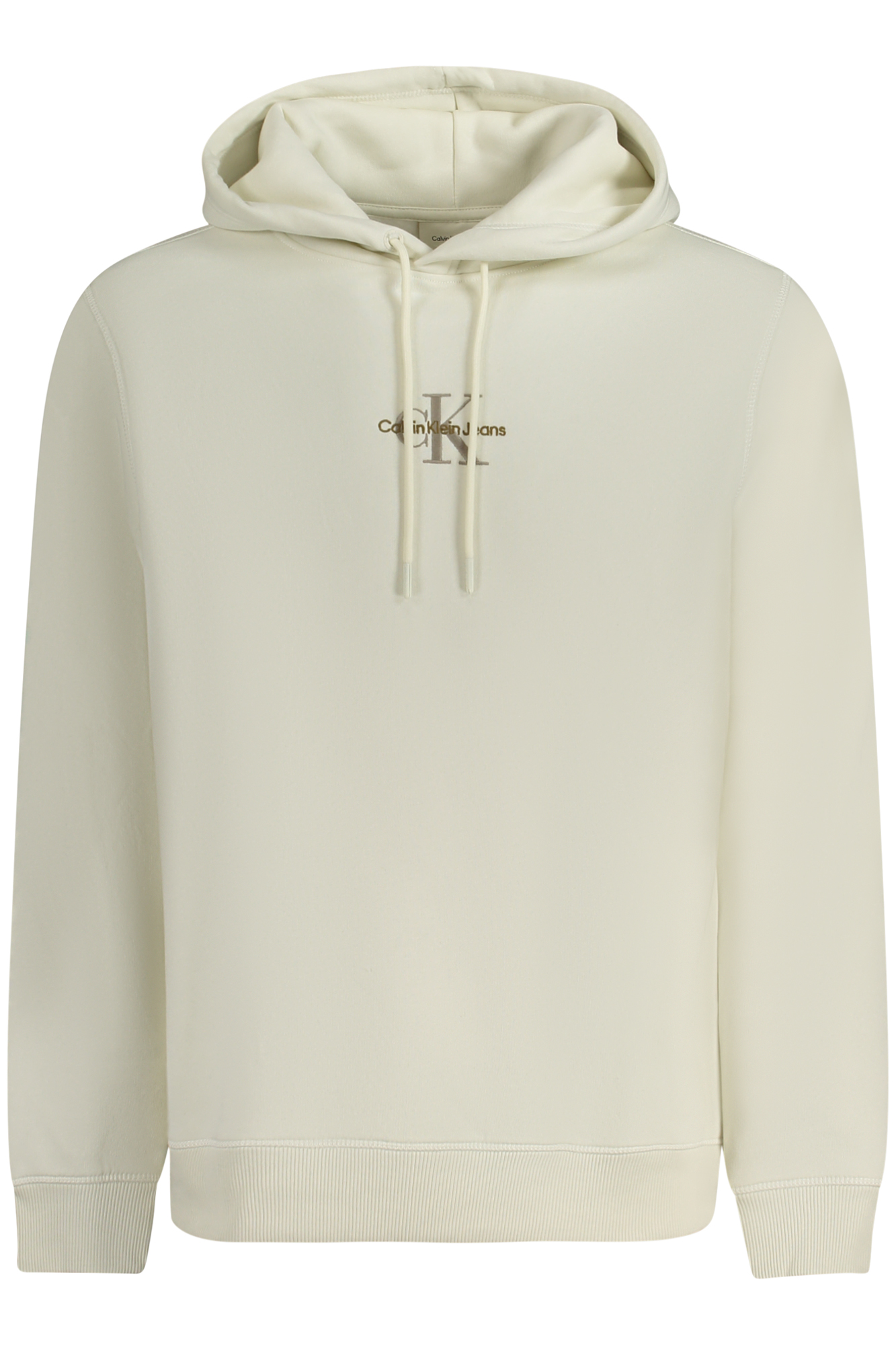CALVIN KLEIN MEN'S ZIP-UP SWEATSHIRT WHITE CALVIN KLEIN