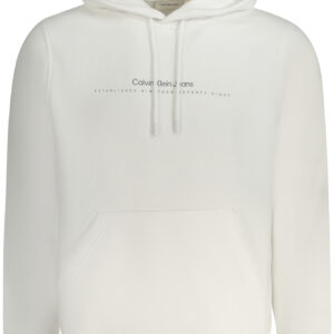 CALVIN KLEIN MEN'S ZIP-UP SWEATSHIRT WHITE CALVIN KLEIN