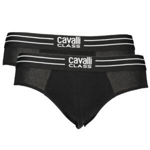 CAVALLI CLASS SLIP MEN BLACK CAVALLI CLASS