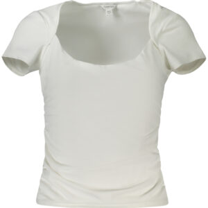 GUESS JEANS SHORT SLEEVE T-SHIRT WOMEN WHITE GUESS JEANS