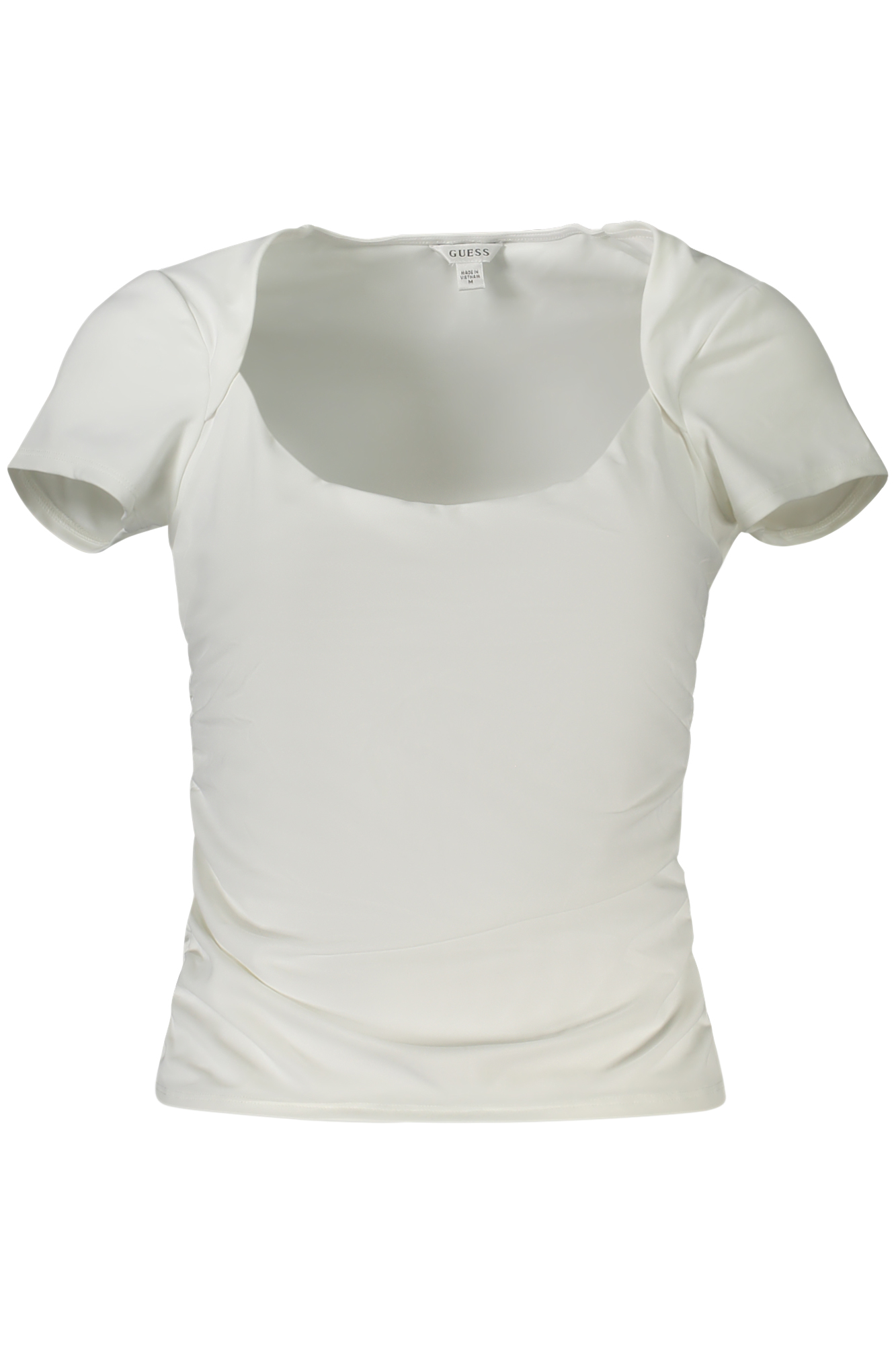 GUESS JEANS SHORT SLEEVE T-SHIRT WOMEN WHITE GUESS JEANS
