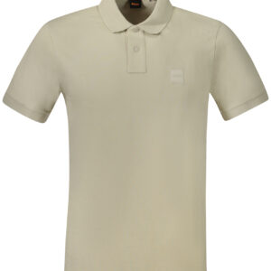 HUGO BOSS POLO SHORT SLEEVE MEN BEIGE BOSS