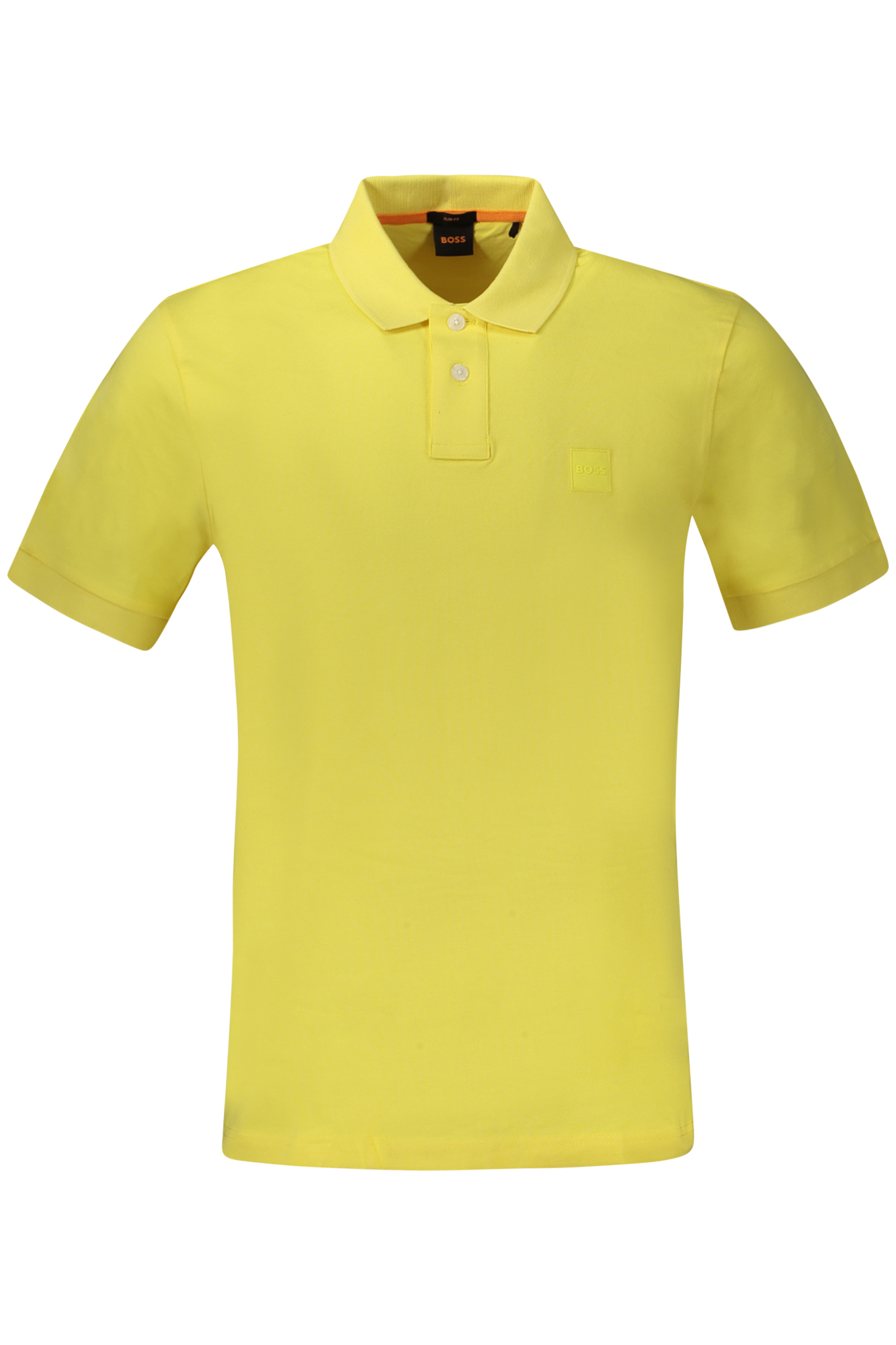 HUGO BOSS POLO SHORT SLEEVE MEN YELLOW BOSS