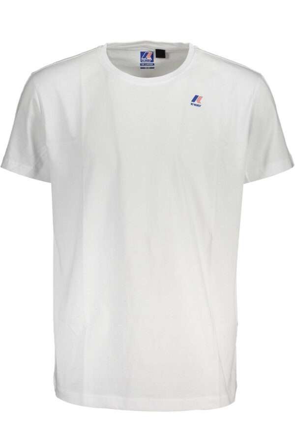 K-WAY T-SHIRT SHORT SLEEVE MAN WHITE