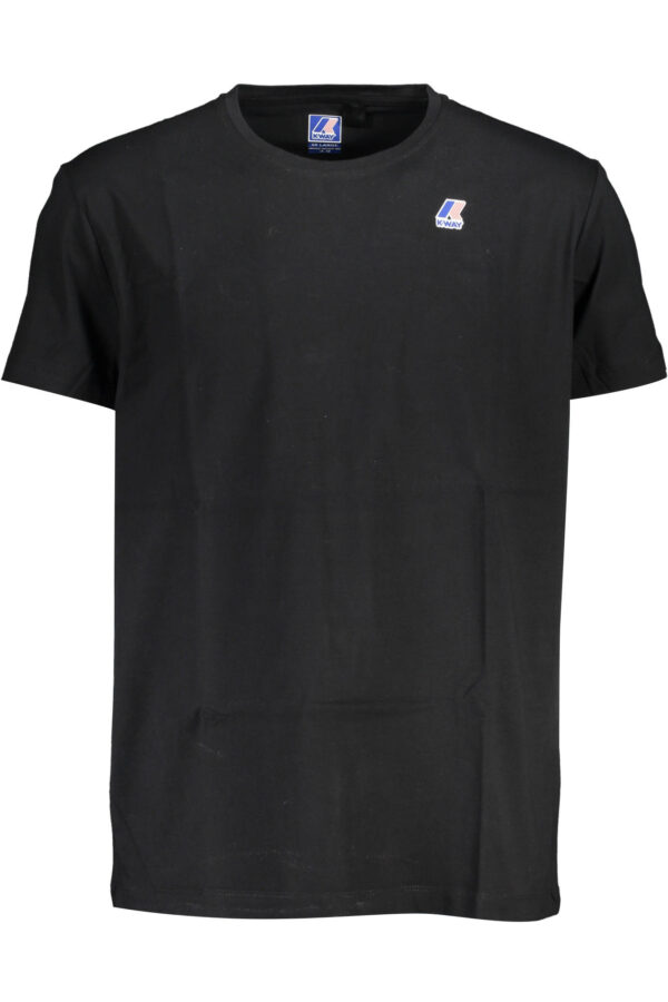 K-WAY T-SHIRT SHORT SLEEVE MAN BLACK