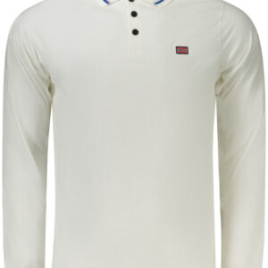 NORWAY 1963 LONG SLEEVE POLO MEN WHITE NORWAY 1963