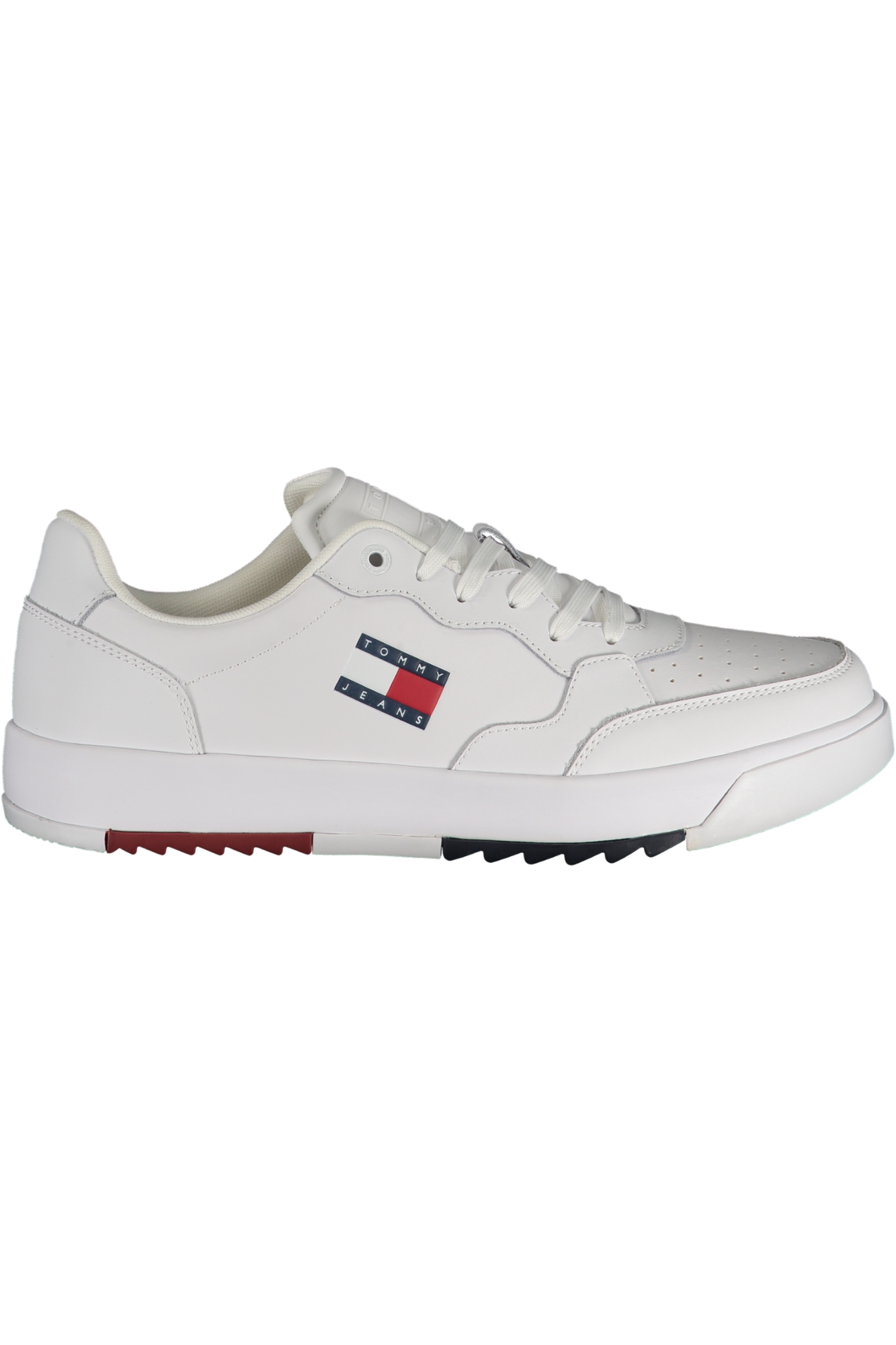 TOMMY HILFIGER MEN'S SPORTS SHOES WHITE TOMMY HILFIGER