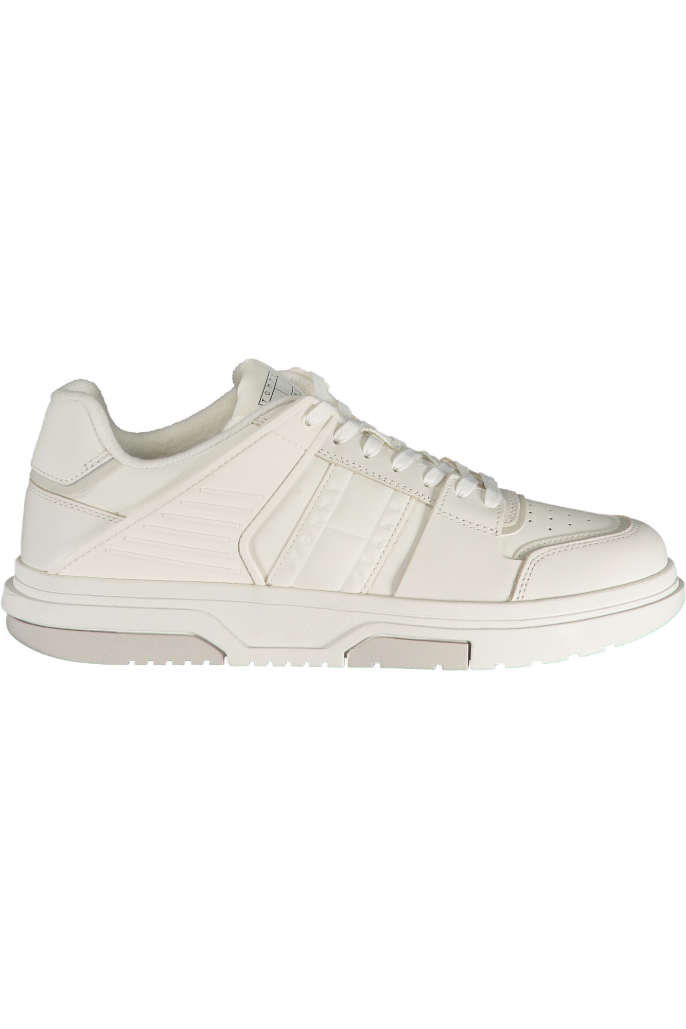 TOMMY HILFIGER MEN'S SPORTS SHOES WHITE TOMMY HILFIGER