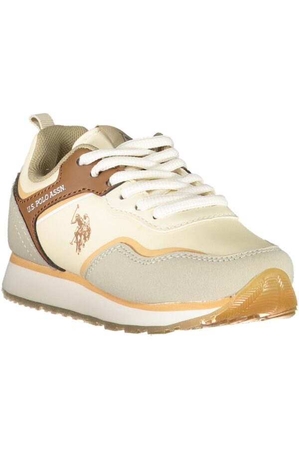 US POLO ASSN. BEIGE CHILDREN'S SPORTS SHOES - Image 2