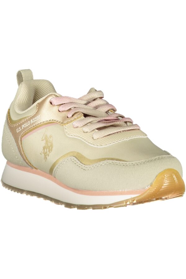 US POLO ASSN. BEIGE CHILDREN'S SPORTS SHOES - Image 3