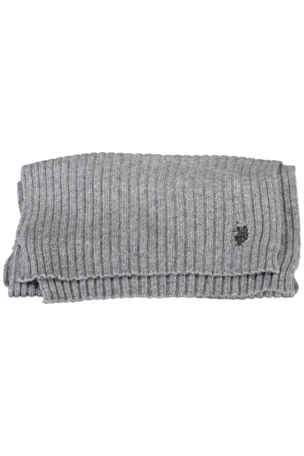 US POLO ASSN. GRAY MEN'S SCARF - Image 2