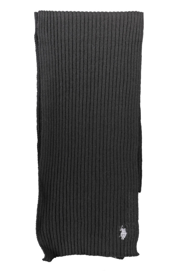 US POLO ASSN. BLACK MEN'S SCARF - Image 3