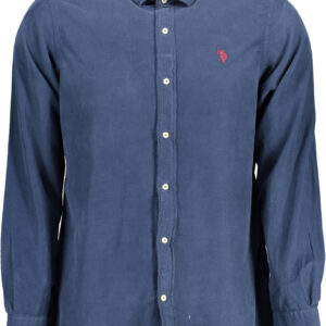 US POLO SHIRT LONG SLEEVE MAN BLUE