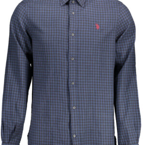 US POLO SHIRT LONG SLEEVE MAN BLUE