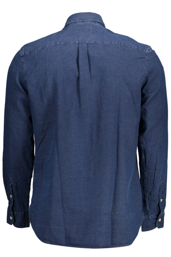 US POLO SHIRT LONG SLEEVE MAN BLUE - Image 2