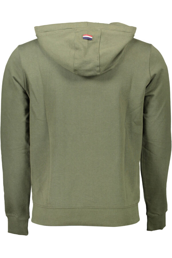 US POLO GREEN MEN'S SWEATSHIRT WITH ZIP - Image 2
