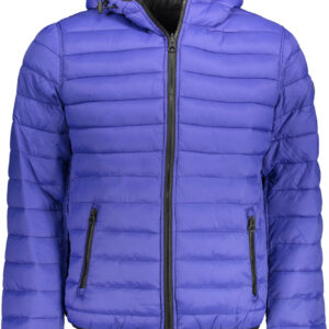 US BLUE MEN'S POLO JACKET
