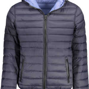 US BLUE MEN'S POLO JACKET