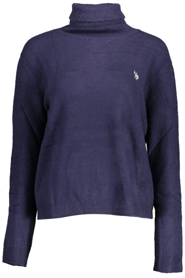 US BLUE WOMEN'S POLO SWEATER
