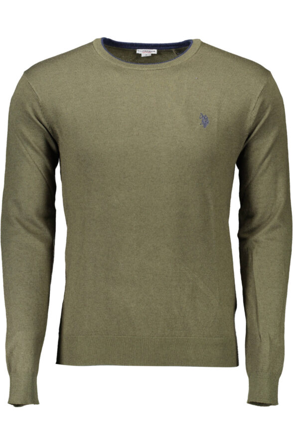 US POLO GREEN MEN'S SWEATER