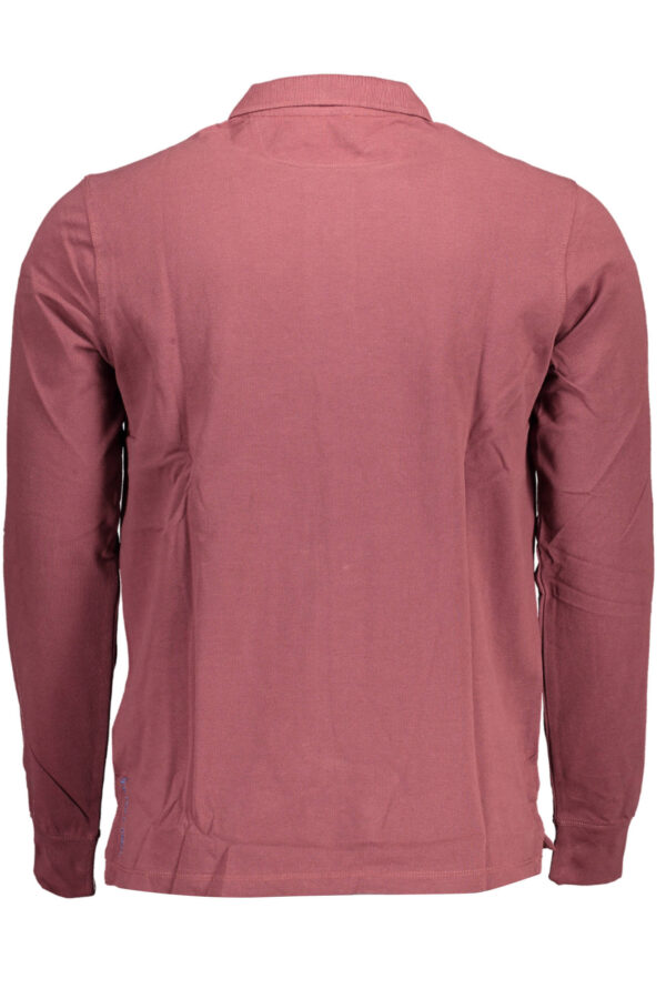 US POLO MAN PURPLE LONG SLEEVED POLO SHIRT - Image 2