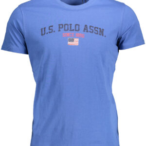 US POLO SHORT SLEEVE T-SHIRT MAN BLUE