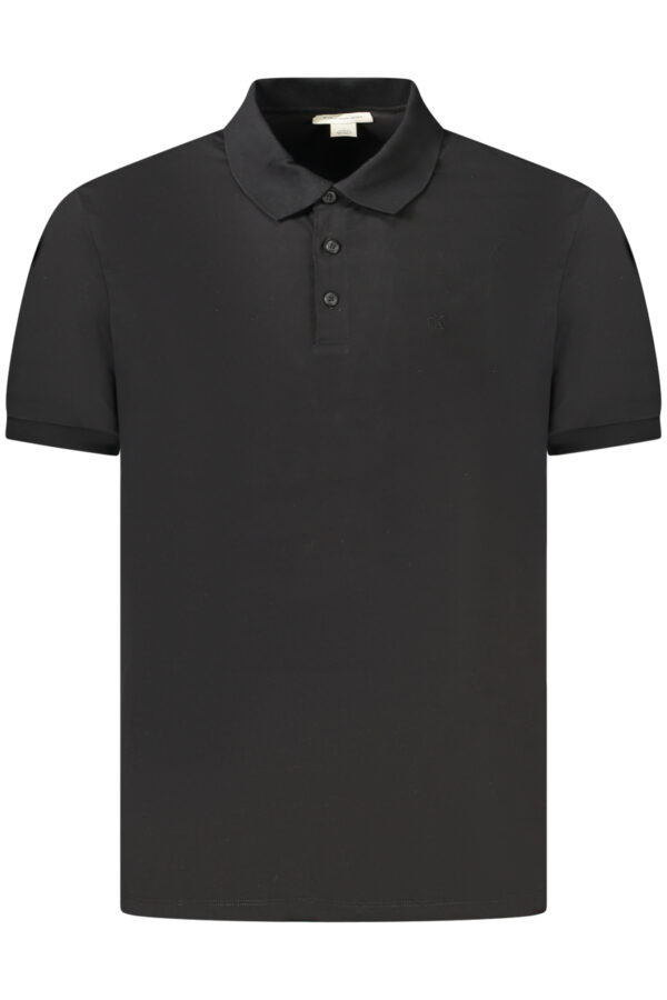 CALVIN KLEIN MEN'S SHORT SLEEVE POLO BLACK