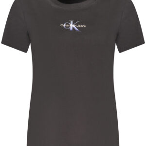 CALVIN KLEIN SHORT SLEEVE T-SHIRT WOMEN BLACK