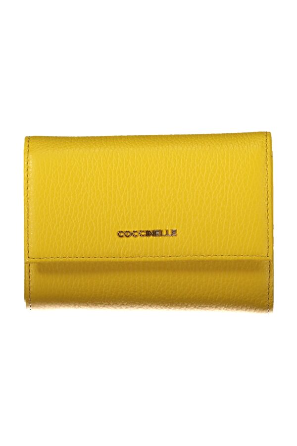 COCCINELLE WOMEN'S YELLOW WALLET