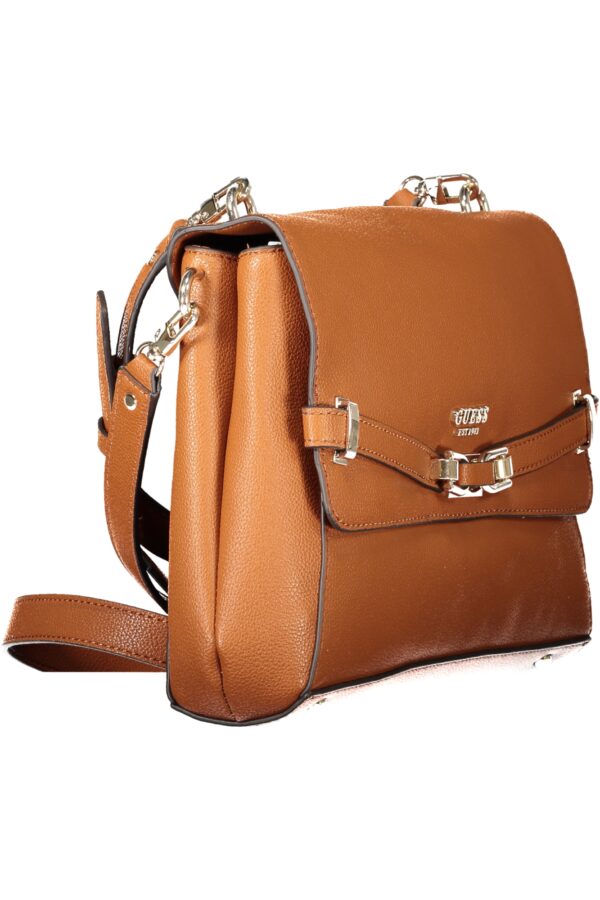 GUESS JEANS WOMEN'S BAG BROWN - Image 3