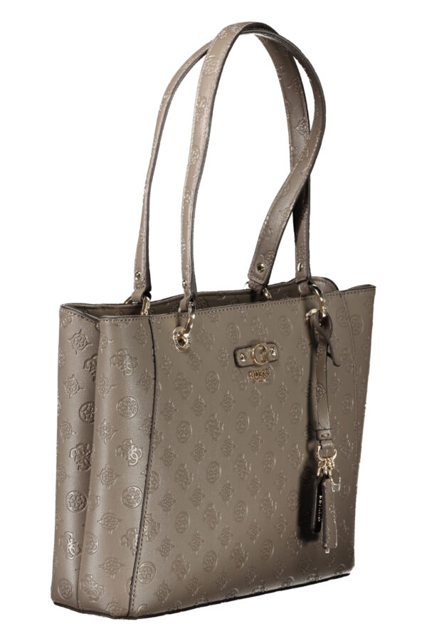 GUESS JEANS WOMEN'S BAG BROWN - Image 3