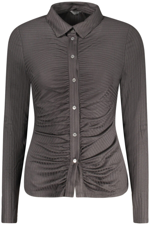 GUESS JEANS LONG SLEEVE SHIRT WOMEN BLACK
