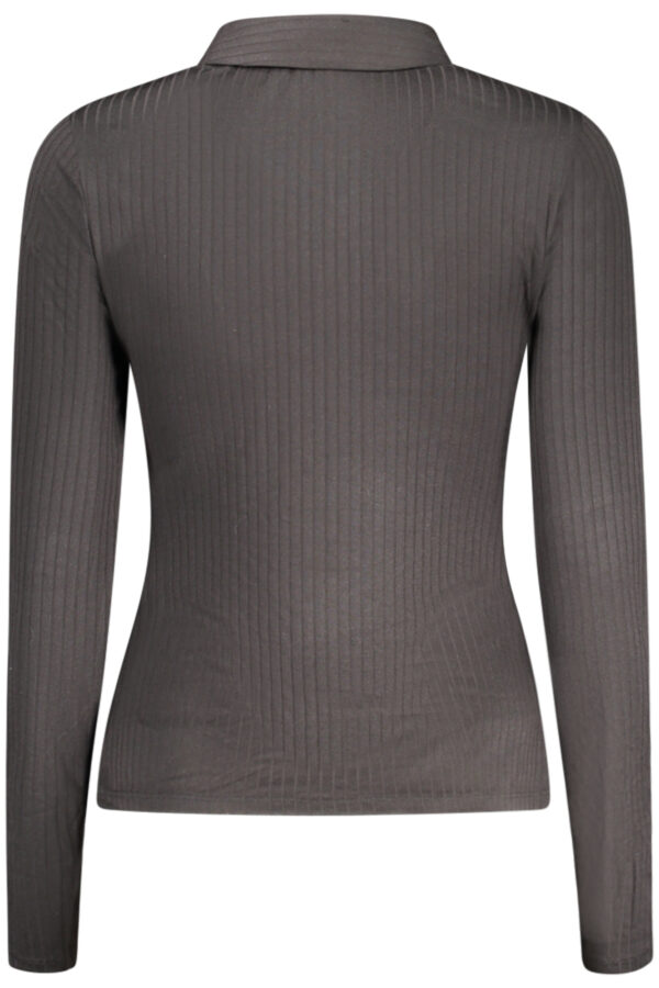 GUESS JEANS LONG SLEEVE SHIRT WOMEN BLACK - Image 2