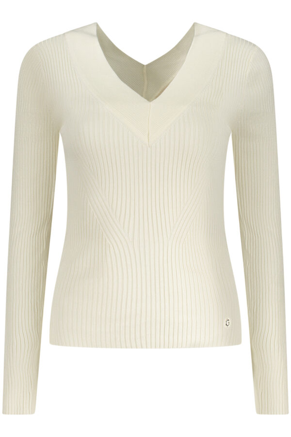 GUESS JEANS WOMEN'S WHITE SWEATER