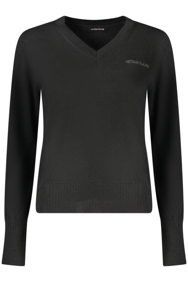 GUESS JEANS WOMEN'S BLACK SWEATER