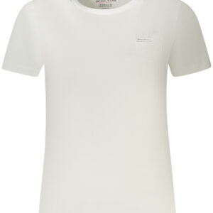 GUESS JEANS SHORT SLEEVE T-SHIRT WOMEN WHITE GUESS JEANS