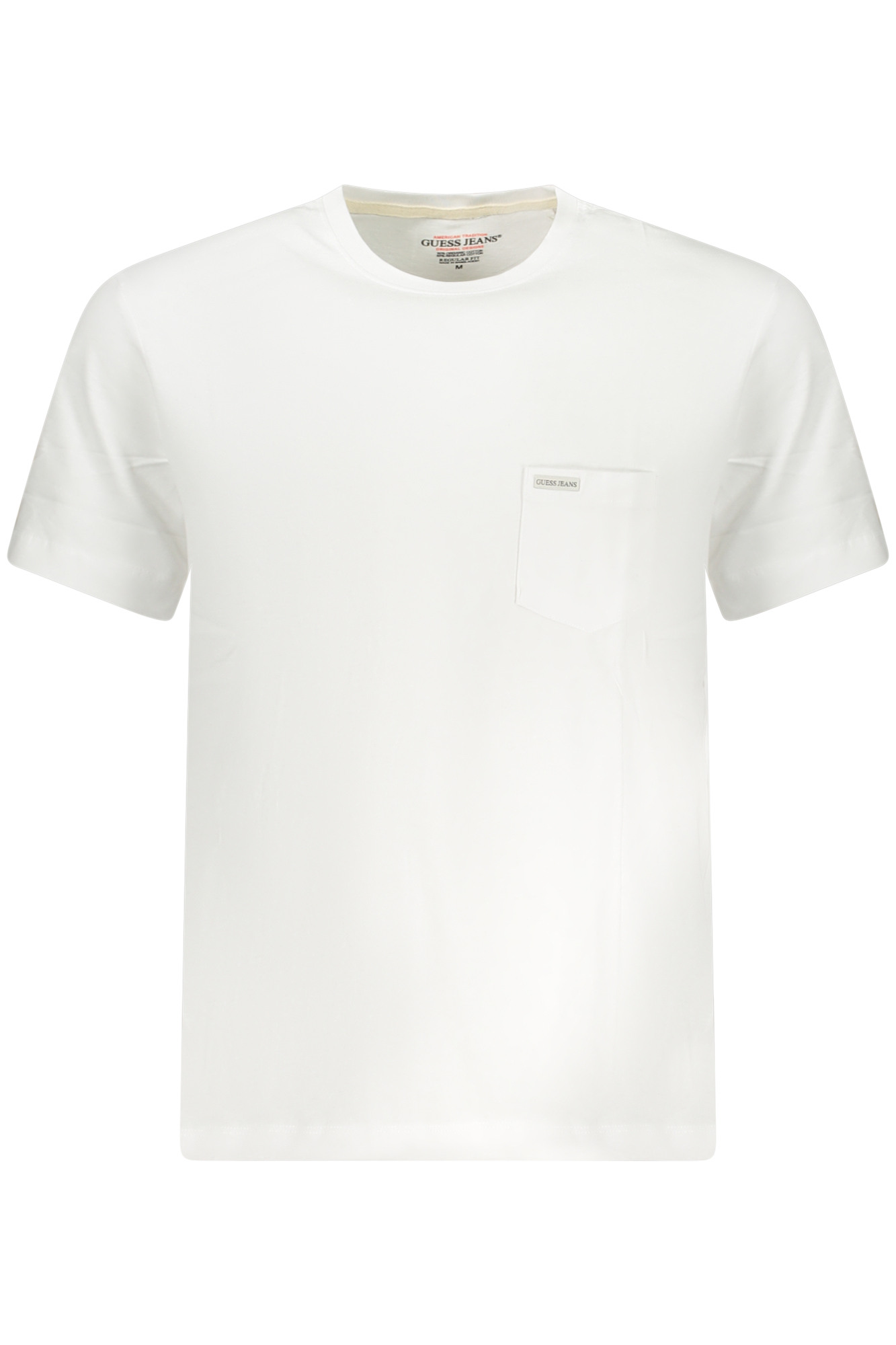 GUESS JEANS SHORT SLEEVE T-SHIRT MEN WHITE GUESS JEANS