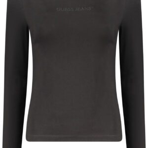 GUESS JEANS LONG SLEEVE T-SHIRT WOMEN BLACK GUESS JEANS