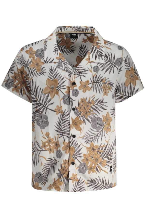 HUGO BOSS SHORT SLEEVE SHIRT MEN WHITE