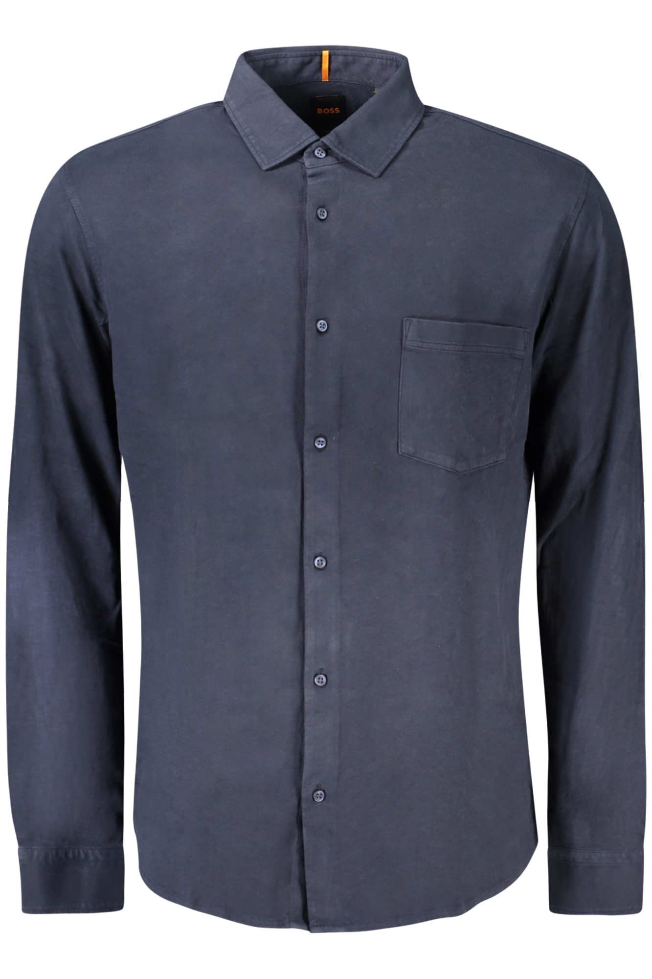 HUGO BOSS LONG SLEEVE SHIRT MEN BLUE BOSS