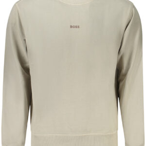 HUGO BOSS SWEATSHIRT WITHOUT ZIP MEN BEIGE BOSS