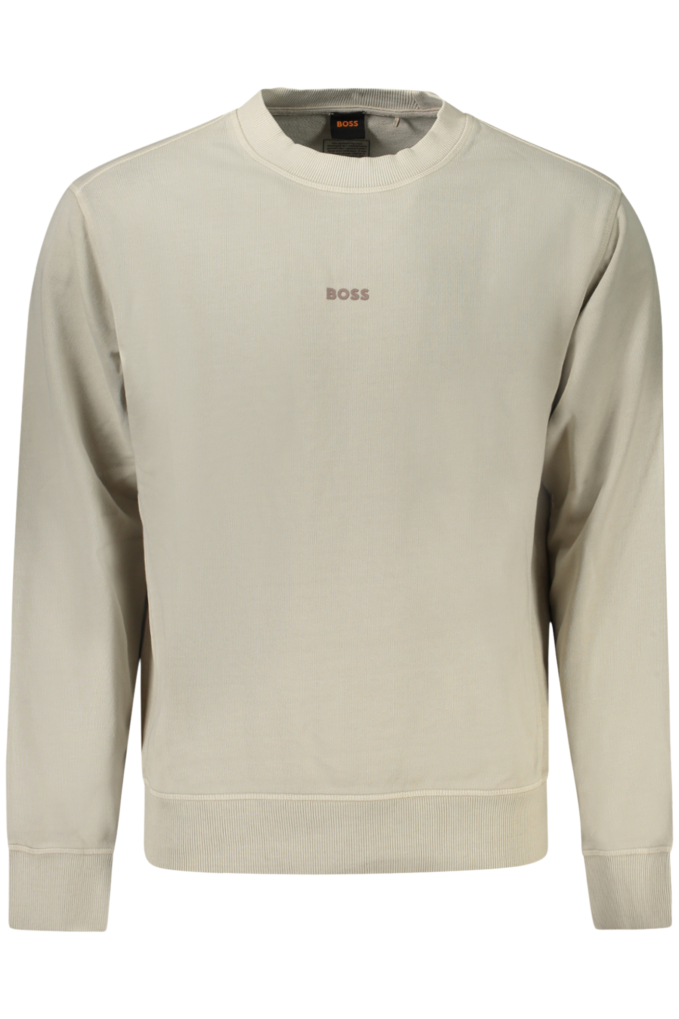 HUGO BOSS SWEATSHIRT WITHOUT ZIP MEN BEIGE BOSS