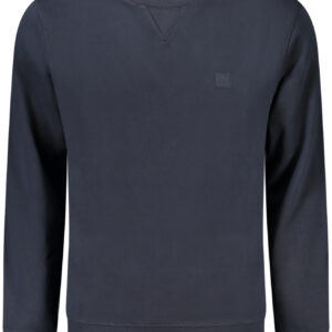 HUGO BOSS MEN'S ZIP-UP SWEATSHIRT BLUE BOSS