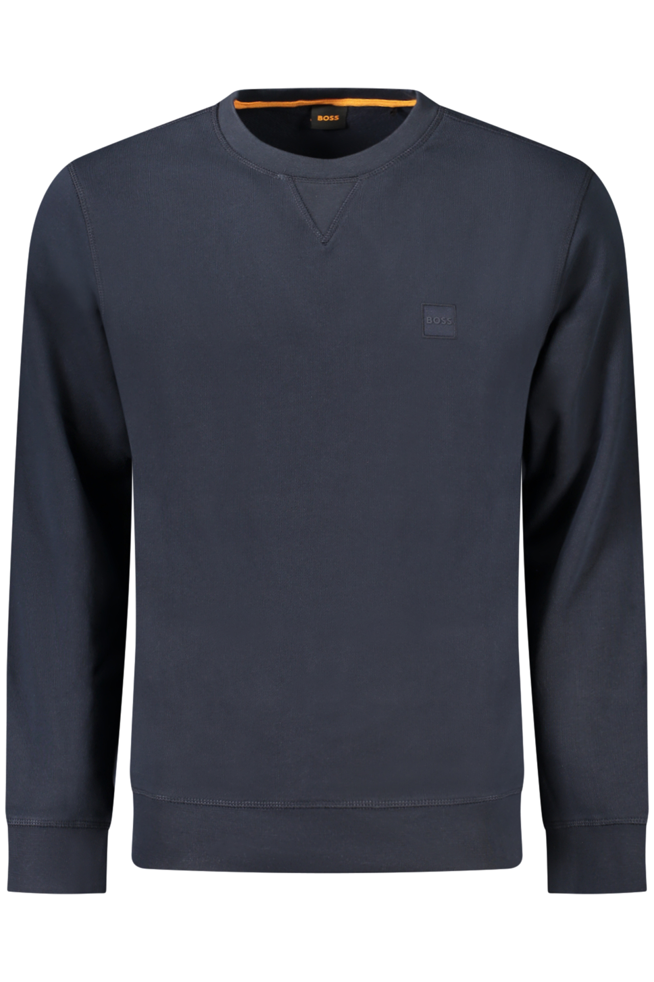 HUGO BOSS MEN'S ZIP-UP SWEATSHIRT BLUE BOSS