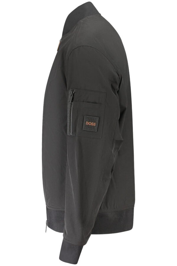 HUGO BOSS MEN'S SPORTS JACKET BLACK - Image 3