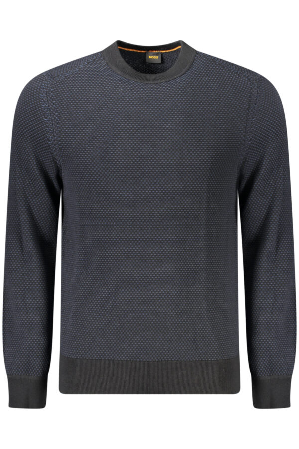 HUGO BOSS MEN'S BLACK SWEATER