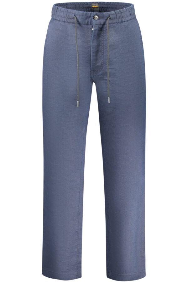 HUGO BOSS MEN'S BLUE TROUSERS
